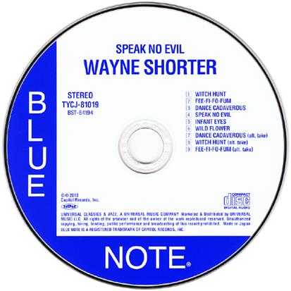 爵士萨克斯宗师：WayneShorter《SpeakNoEvil》日版[FLAC]