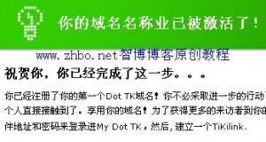 .TK后缀顶级域名的免费注册图文教程