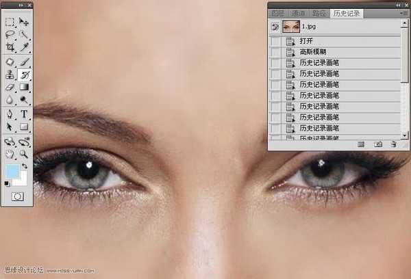 photoshop 美容教程 快速消除痘痘,完美修复MM肌肤！