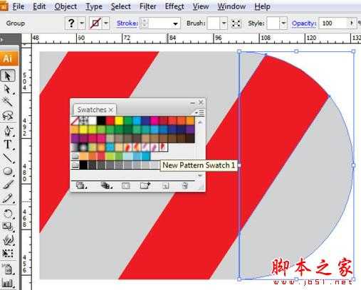 photoshop和AI绘制三维圣诞拐杖糖果条字体特效