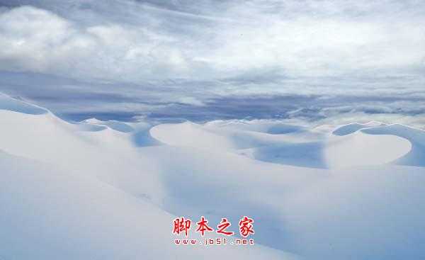 photoshop合成制作漂亮的雪景卡通乐园