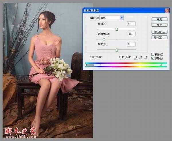 PhotoShop将室内偏暗女子写真照片打造处梦幻唯美优雅效果