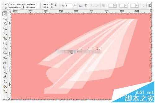 cdr怎么绘制漂亮飘逸的婚纱白色头纱?