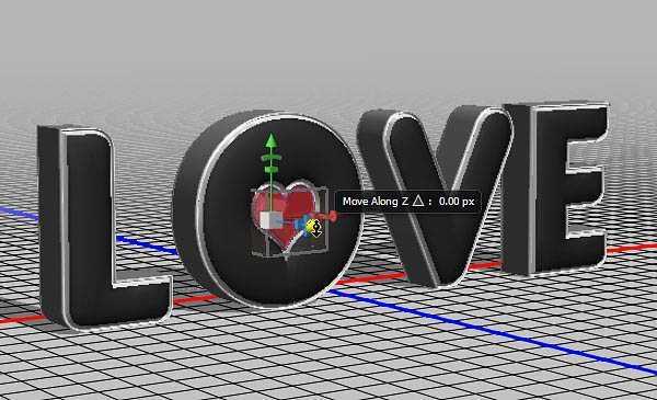 PS利用3D工具制作细腻的浮雕花纹立体字教程