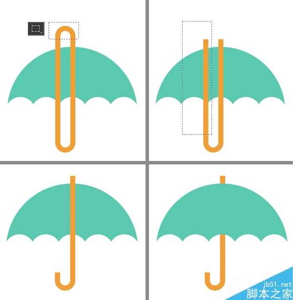 PS鼠绘一组扁平化风格的天气图标