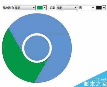 corelDRAW绘制一个谷歌浏览器Logo