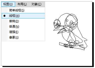 CDR怎么制作线框透镜效果?