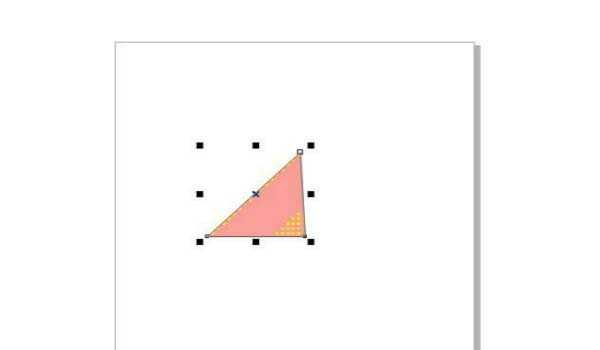 cdrx4中三角形怎么进行双色图样填充?