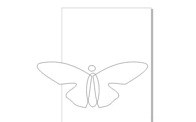 怎样用coreldraw画蝴蝶?coreldraw简单绘制蝴蝶教程