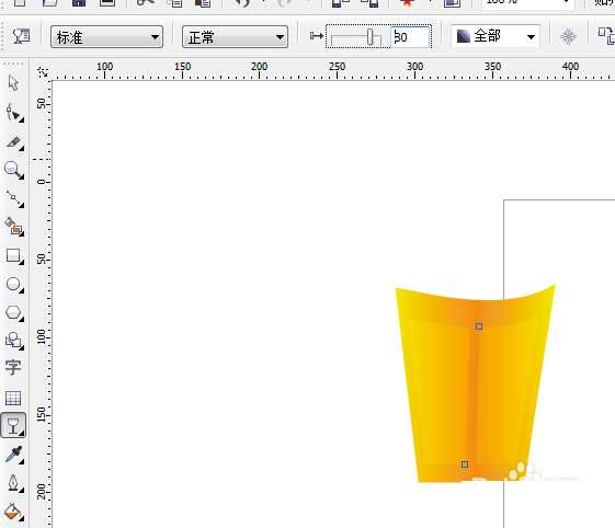 cdr怎么画一杯橙汁?CorelDRAW简单绘制的一杯满满的橙汁教程