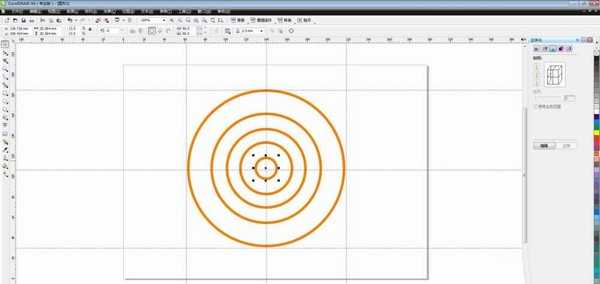 cdr怎么绘制漂亮的同心圆?