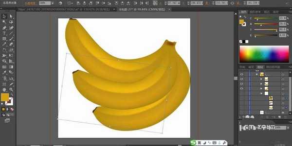 ai怎么手绘扁平化的香蕉? ai画香蕉的教程