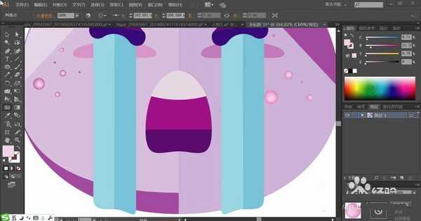 ai怎么怎么设计流泪表情? ai表情图标的画法